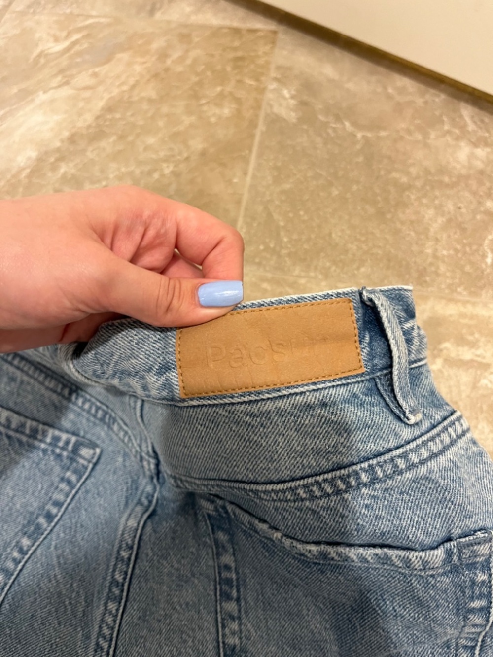 Pacsun Lightwash Jean Shorts - Picture 4 of 5
